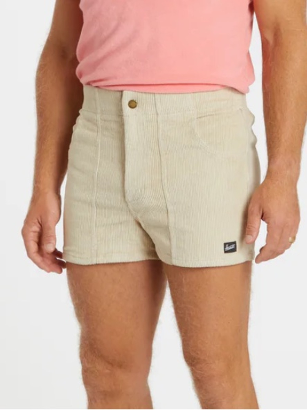 Hammies Men’s Shorts Corduroy Sand Beige Tan Size 32